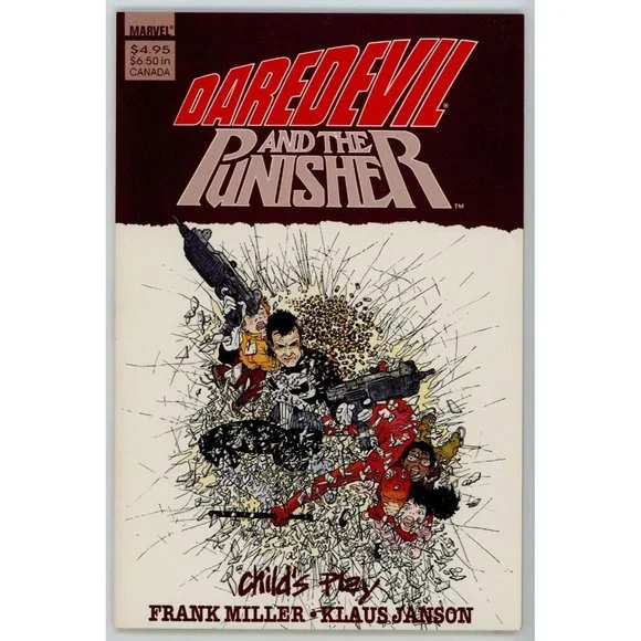 DAREDEVIL AND THE PUNISHER CHILD'S PLAY TRADE PAPERBACK, Frank Miller & Klaus Ja - Picture 1 of 3